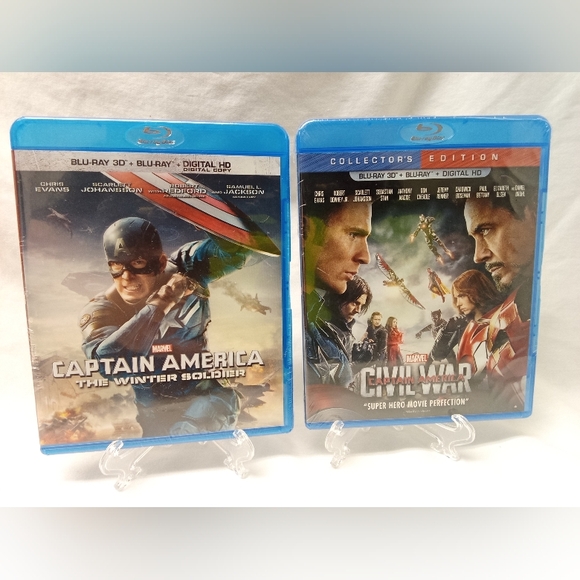 SEALED Captain America DVD/pin set - Picture 2 of 6